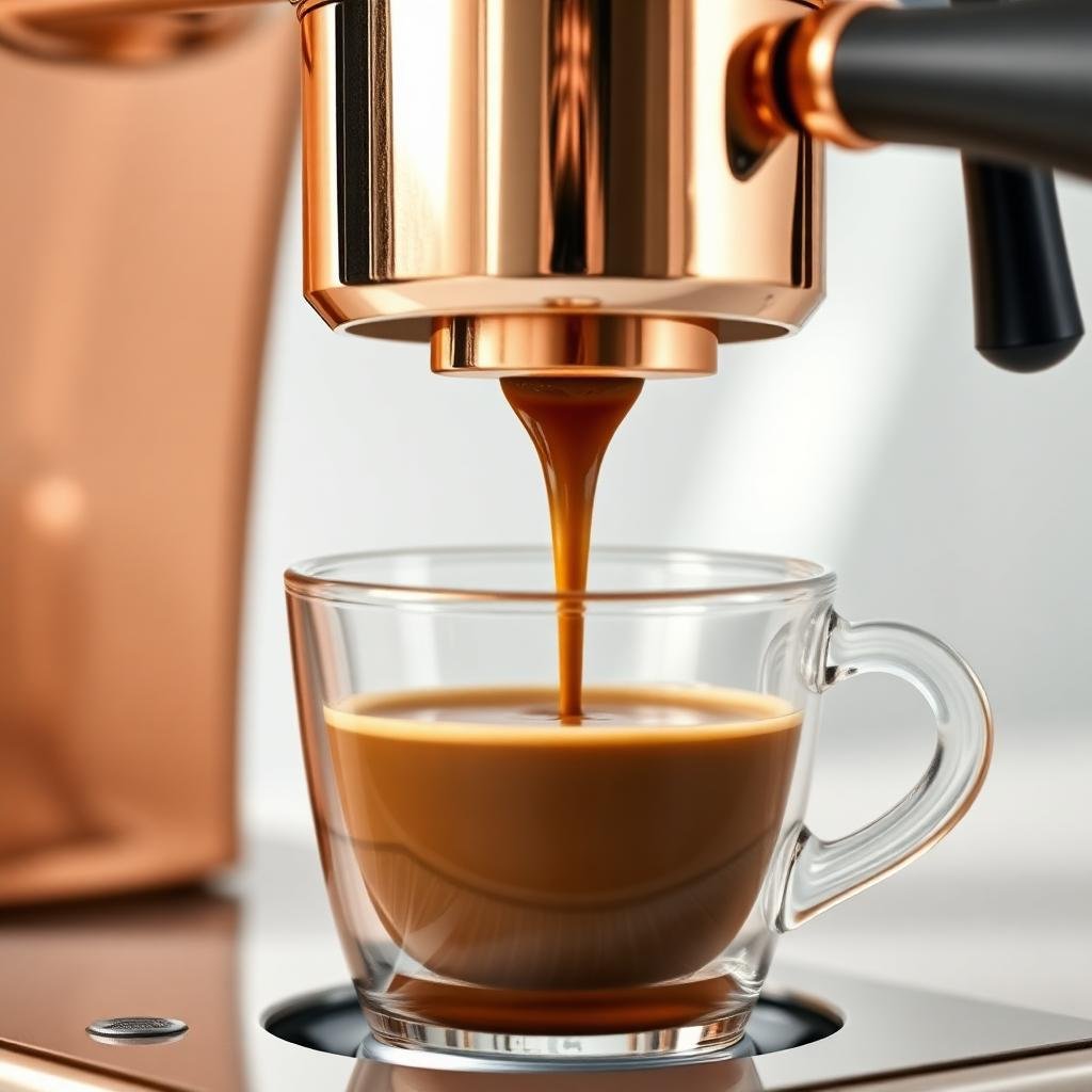Fresh espresso extraction